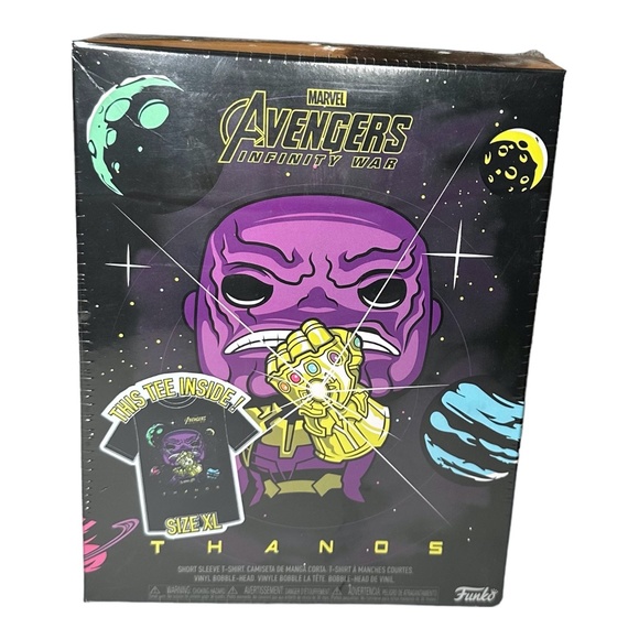 Funko Pop! Tees Marvel Avengers Infinity War Tee Vinyl Set - XL - Picture 1 of 4